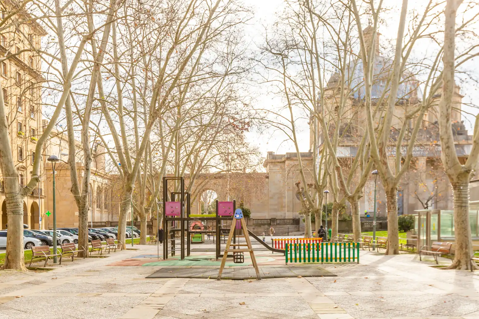 Vista exterior de Piso en venta en  Pamplona / Iruña con Calefacción