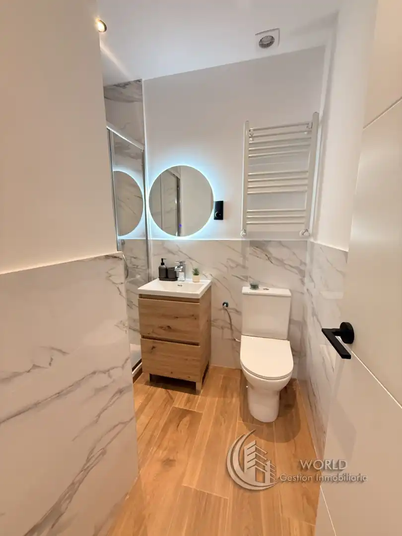 Bathroom of Flat for sale in Madrid  with Air Conditioner, Heating and Furnished