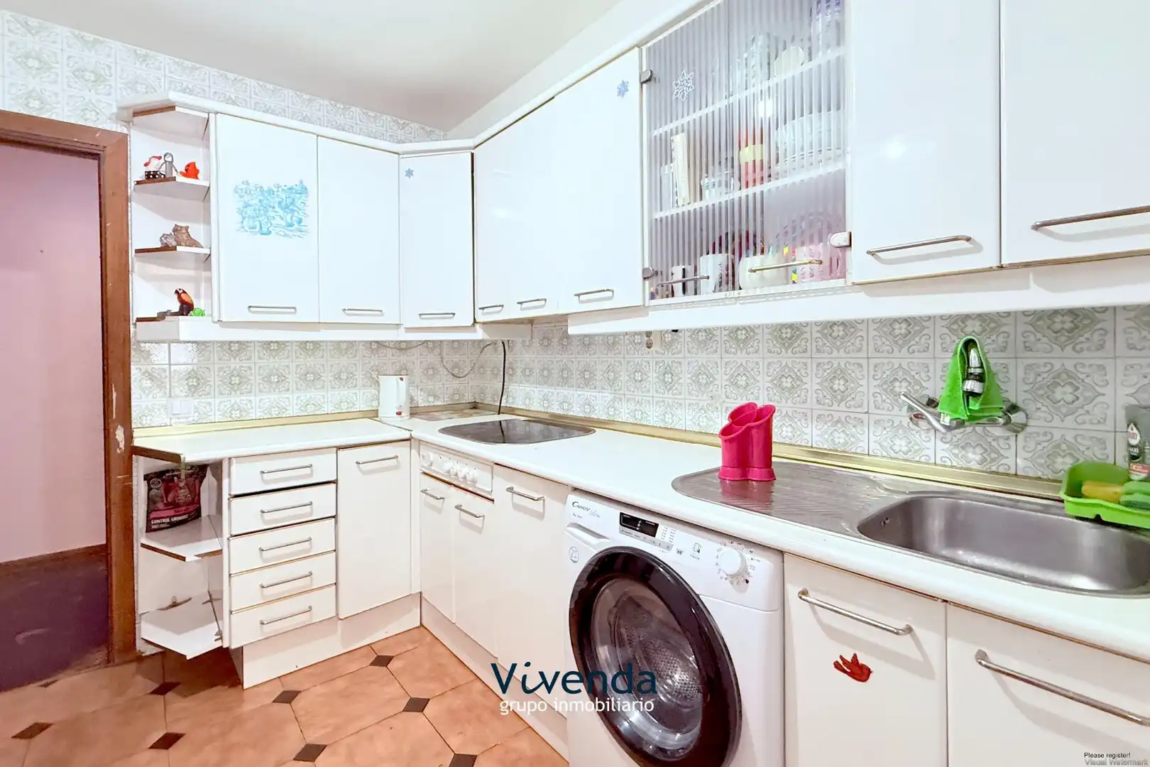 Kitchen of Flat for sale in Móstoles  with Heating, Parquet flooring and Terrace