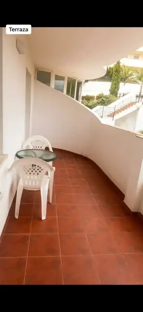 Terrasse von Wohnung zur Miete in Fuengirola mit Klimaanlage, Terrasse und Abstellraum