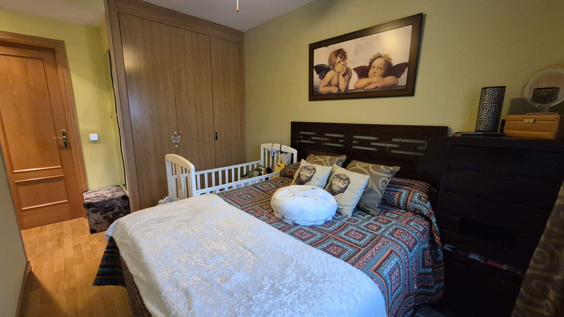 Bedroom of Flat for sale in Parla  with Air Conditioner, Heating and Parquet flooring