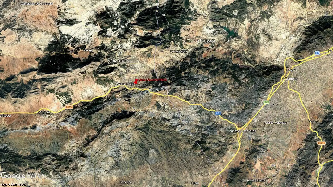 Finca rústica en venta en Vélez-Rubio