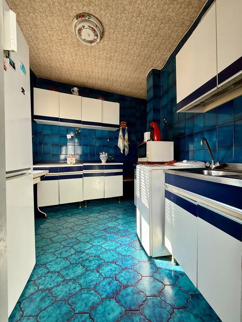 Kitchen of Flat for sale in  Madrid Capital  with Air Conditioner and Heating