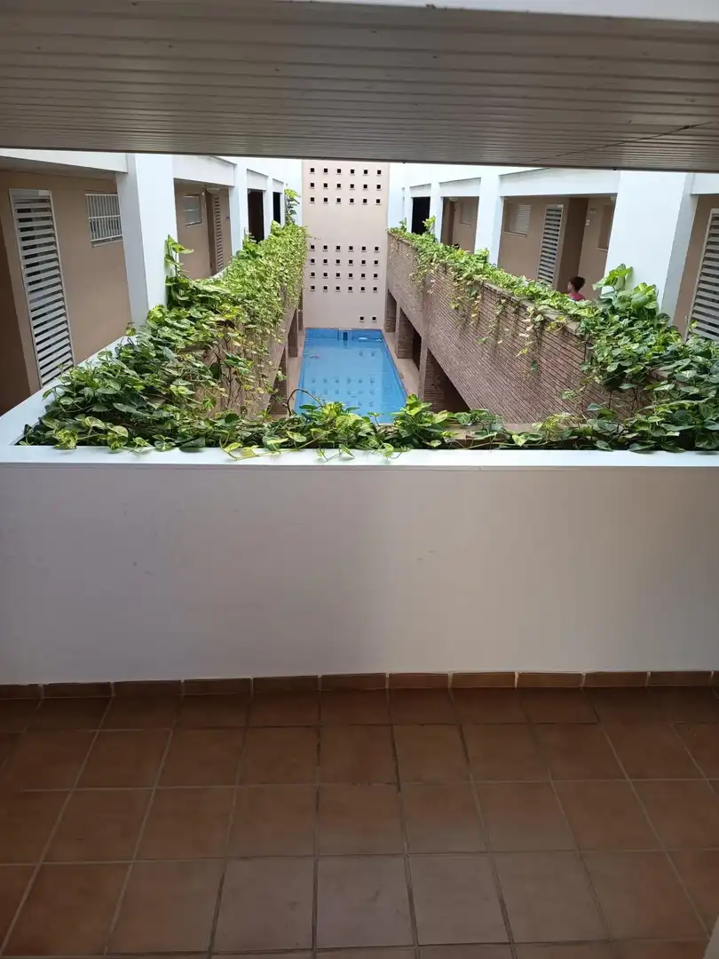 Piscina de Apartamento de alquiler en El Ejido con Aire acondicionado, Calefacción y Jardín privado