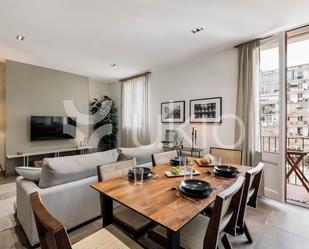 Sala d'estar de Apartament de lloguer en  Barcelona Capital amb Aire condicionat, Calefacció i Moblat