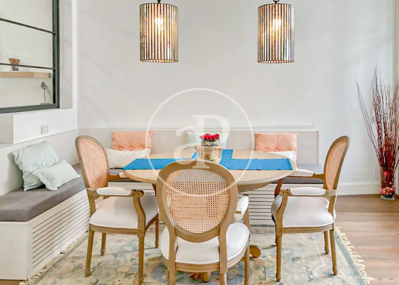 Esszimmer von Haus oder Chalet zur Miete in Madrid mit Klimaanlage, Heizung und Privatgarten