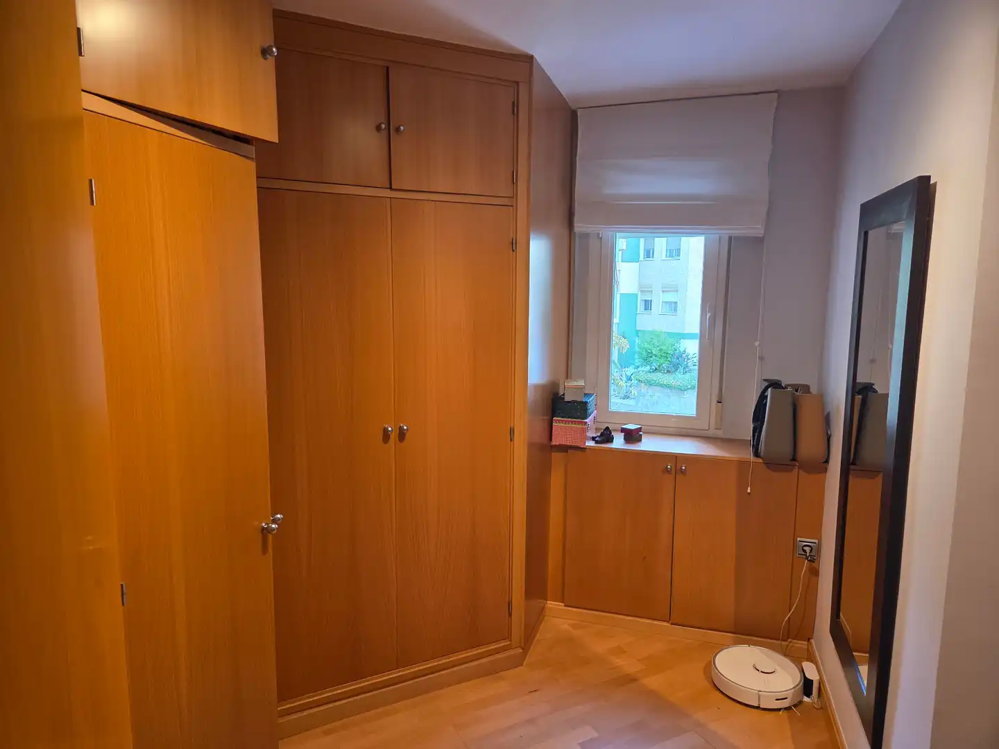 Schlafzimmer von Wohnung zur Miete in Málaga mit Klimaanlage, Parkett und Möbliert