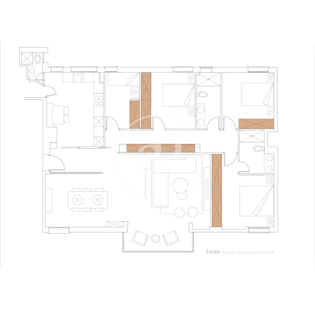 Flat for sale in Madrid  with Air Conditioner, Heating and Terrace