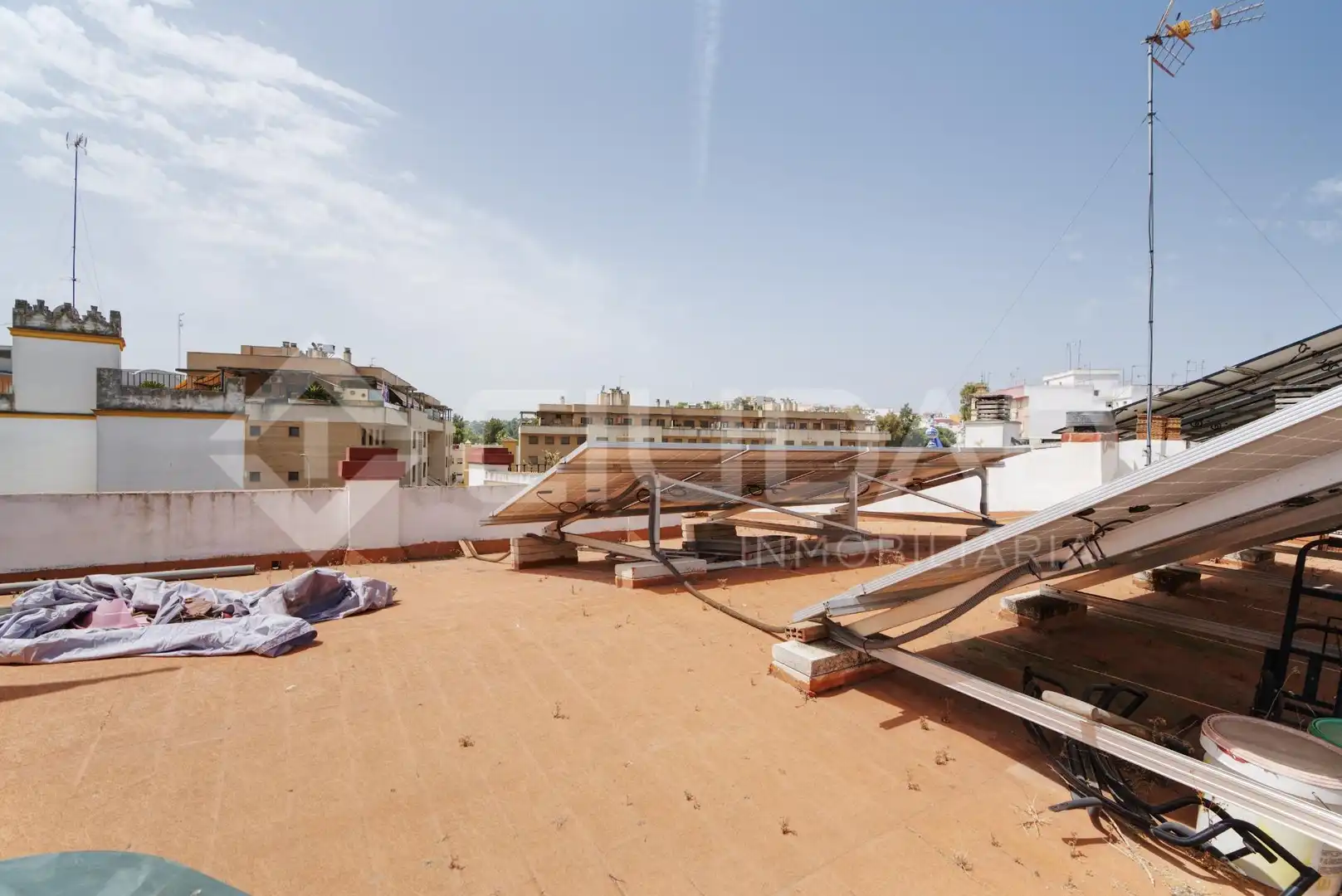 Terraza de Casa adosada en venta en San Juan de Aznalfarache con Aire acondicionado, Terraza y Trastero