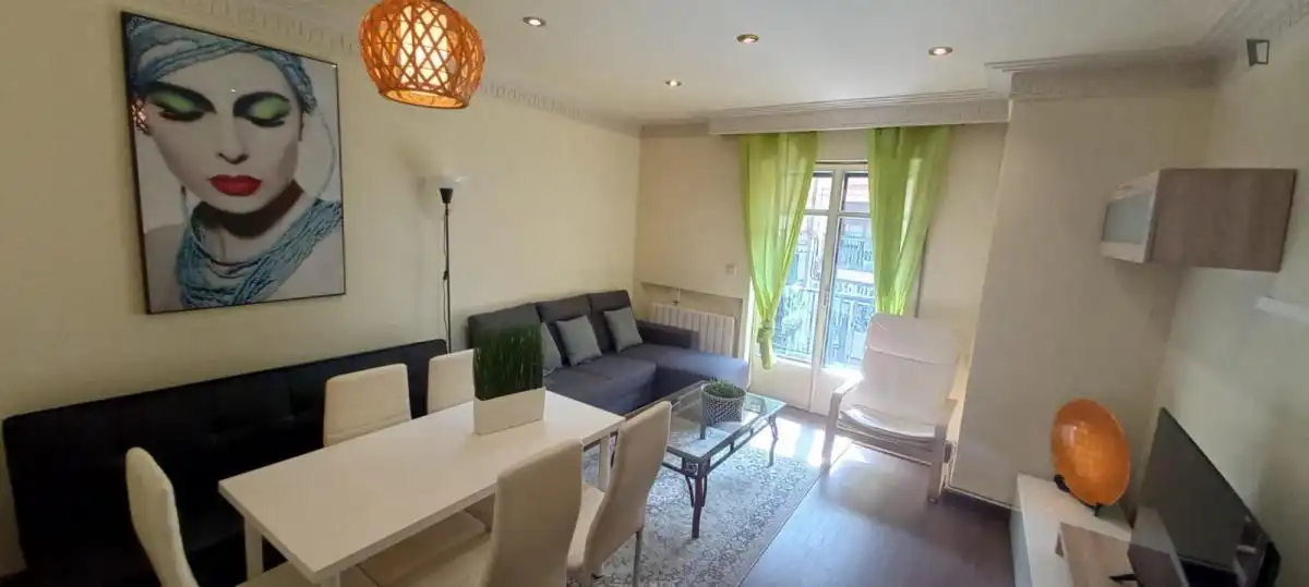 Living room of Apartments for rent in Salamanca Capital  with Air Conditioner, Heating and Furnished