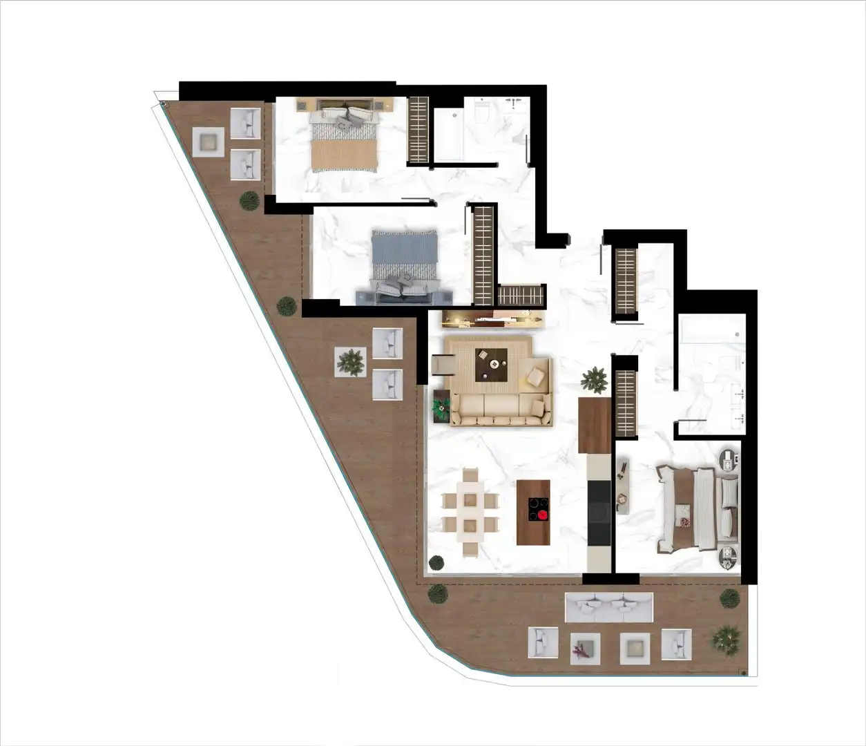 Apartament amb piscina en venda a Avenida de Burgos, imagen 35