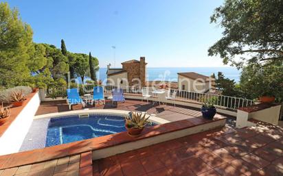 Jardí de Casa o xalet en venda en Santa Cristina d'Aro amb Aire condicionat, Terrassa i Piscina