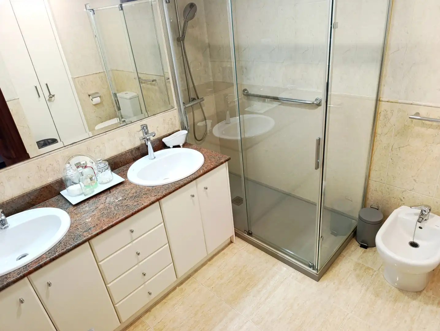 Baño de Casa o chalet en venta en Pineda de Mar con Aire acondicionado, Calefacción y Jardín privado