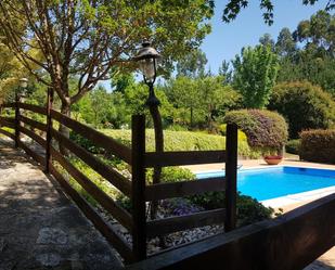 Swimming pool of House or chalet for sale in Vilanova de Arousa  with Heating, Terrace and Storage room