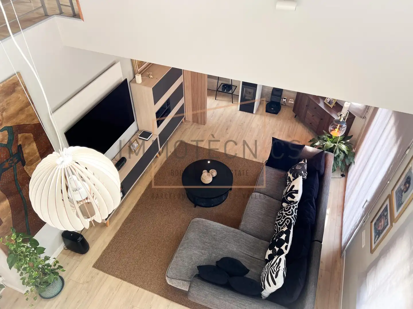 Sala de estar de Casa o chalet en venta en Lliçà d'Amunt con Aire acondicionado, Jardín privado y Terraza