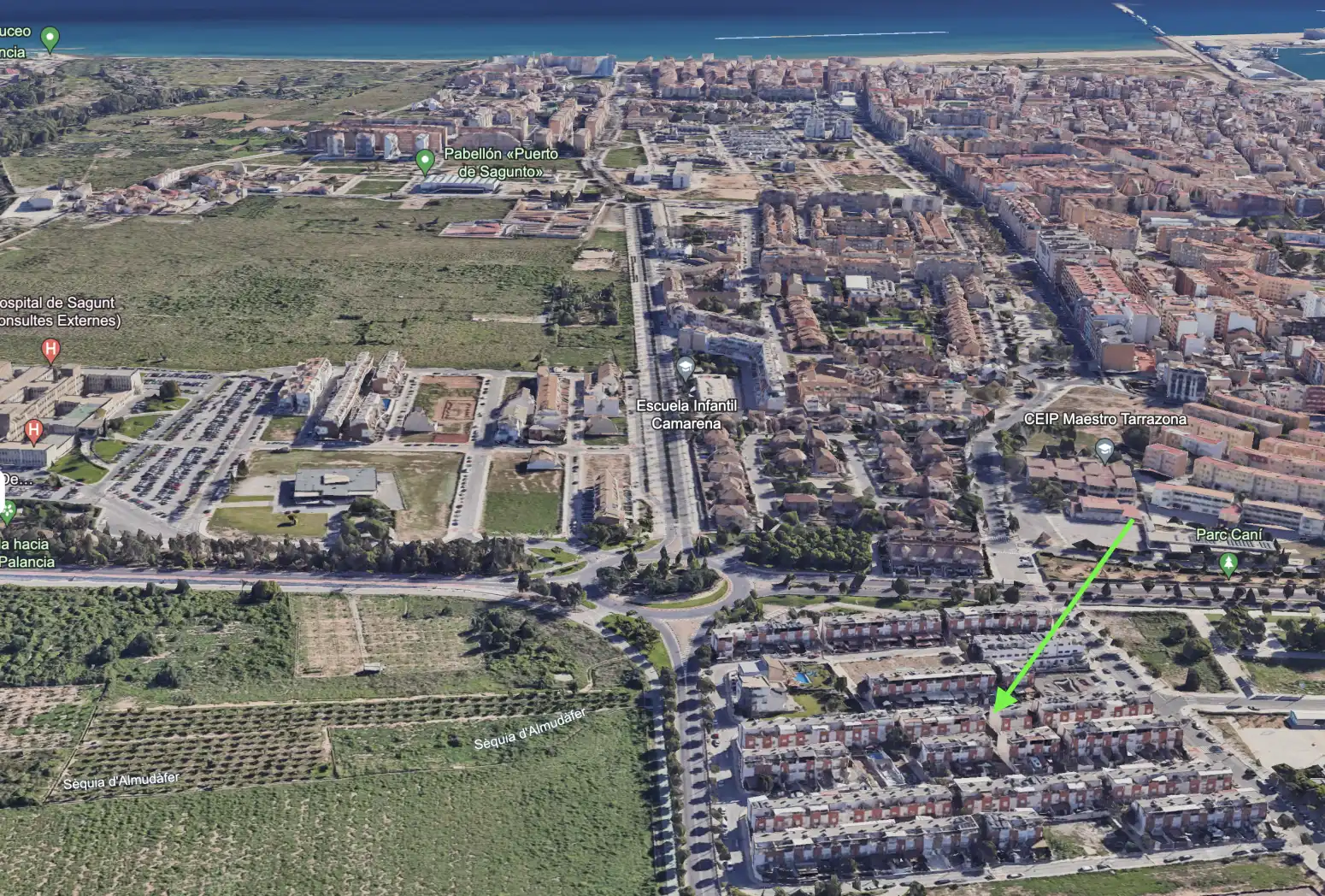 Vista exterior de Residencial en venda en Sagunto / Sagunt