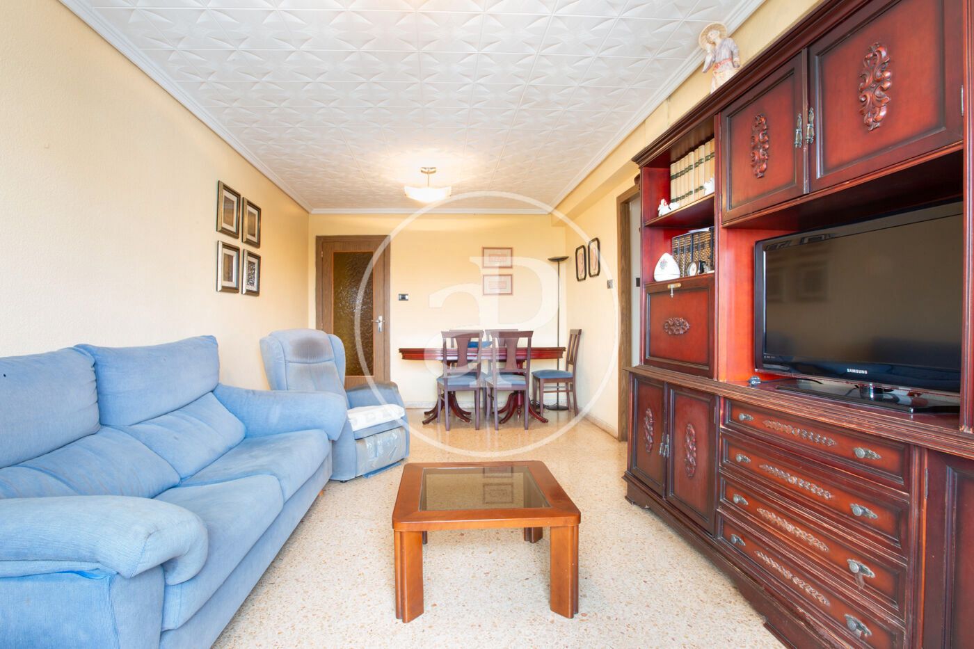 Sala de estar de Piso en venta en  Valencia Capital con Aire acondicionado, Calefacción y Amueblado