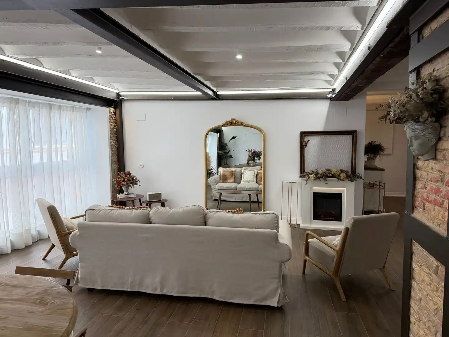 Sala de estar de Piso en venta en  Zaragoza Capital con Aire acondicionado