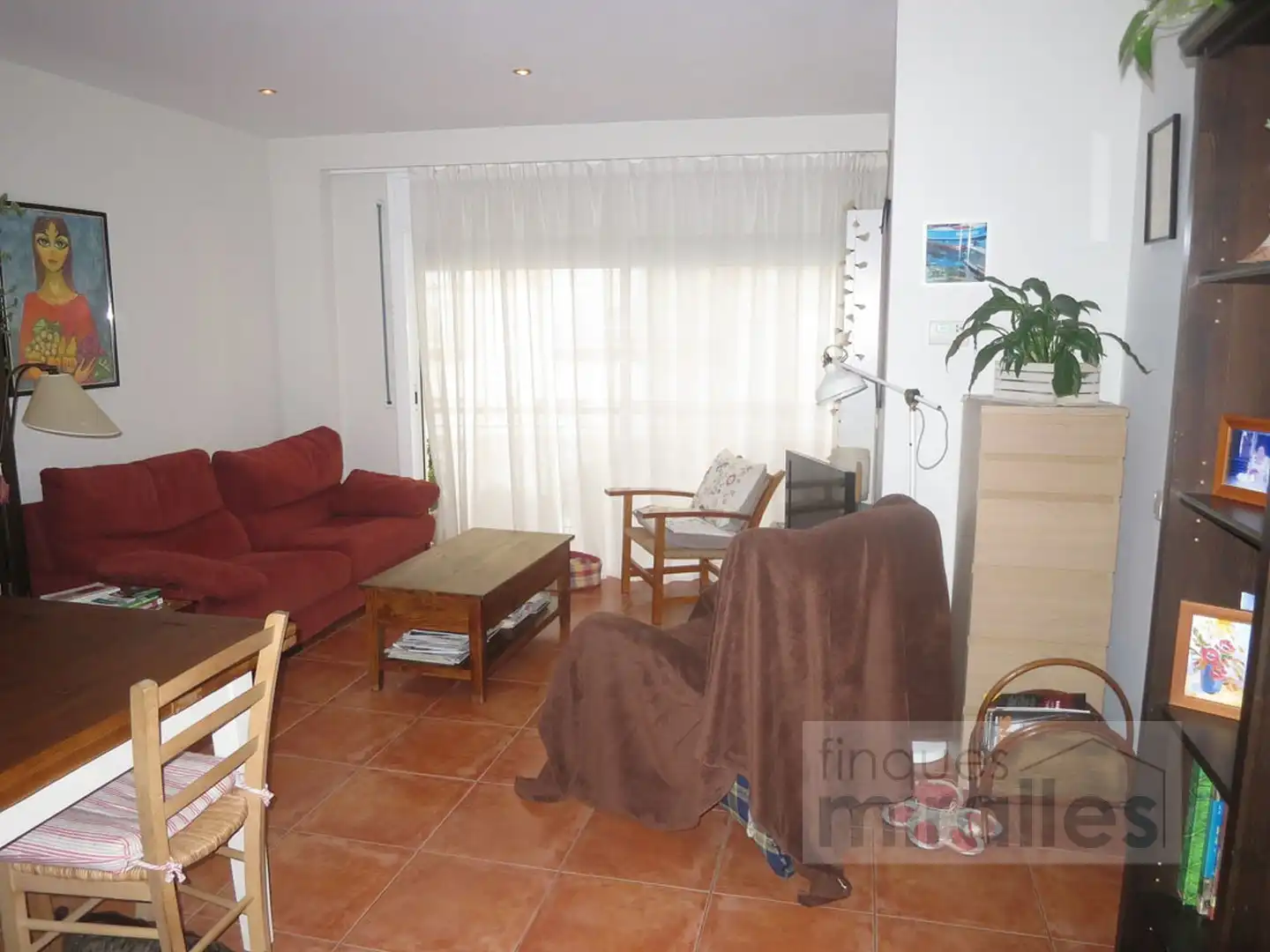 Sala d'estar de Pis en venda en Vilassar de Dalt amb Calefacció i Balcó