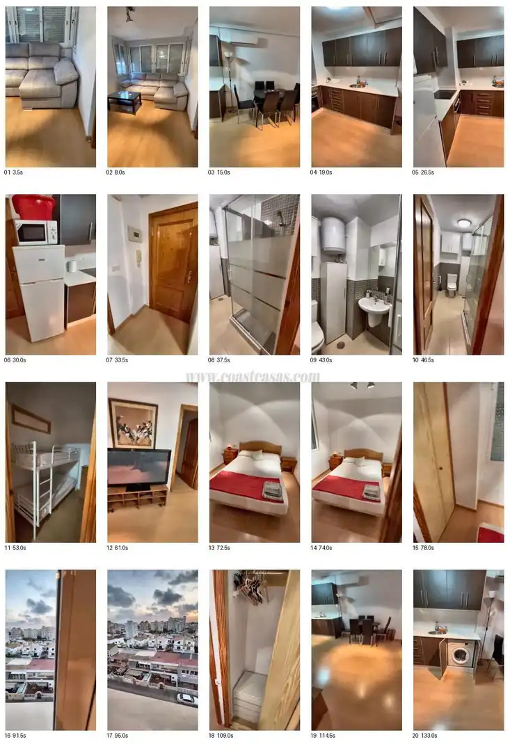 Schlafzimmer von Wohnungen zum Verkauf in Torrevieja mit Klimaanlage, Heizung und Abstellraum
