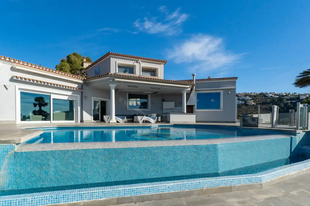 Swimming pool of Houses for sale in Moraira  with Private garden and Swimming Pool