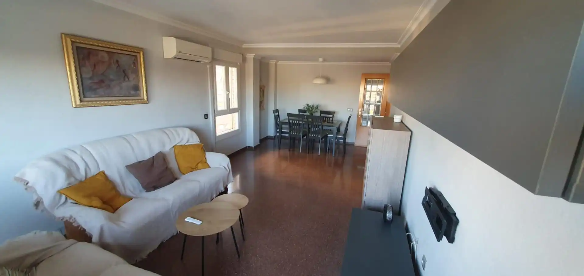Sala de estar de Piso de alquiler en Sagunto / Sagunt con Aire acondicionado, Calefacción y Amueblado