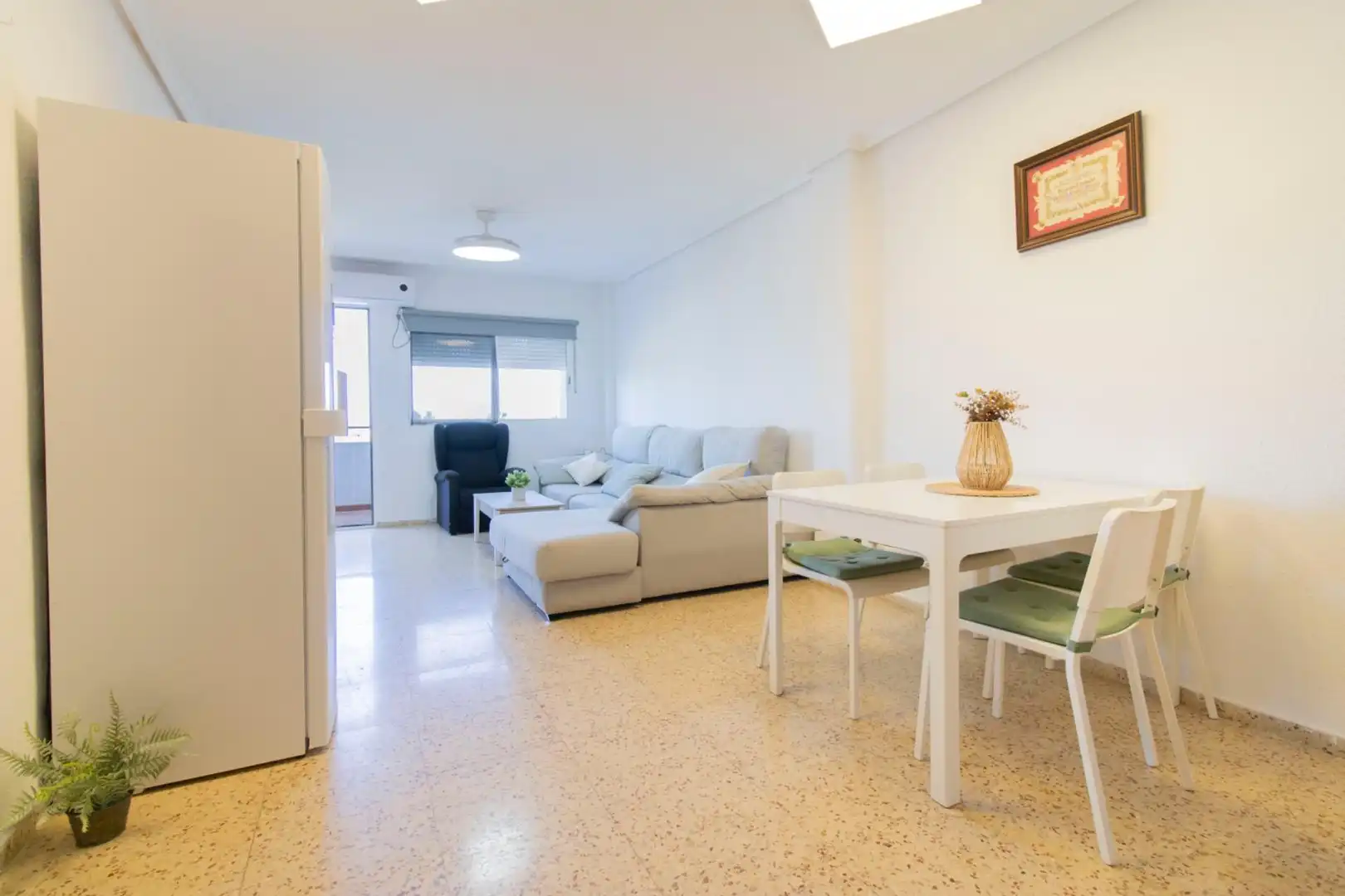 Sala de estar de Piso en venta en Valencia con Aire acondicionado, Trastero y Balcón