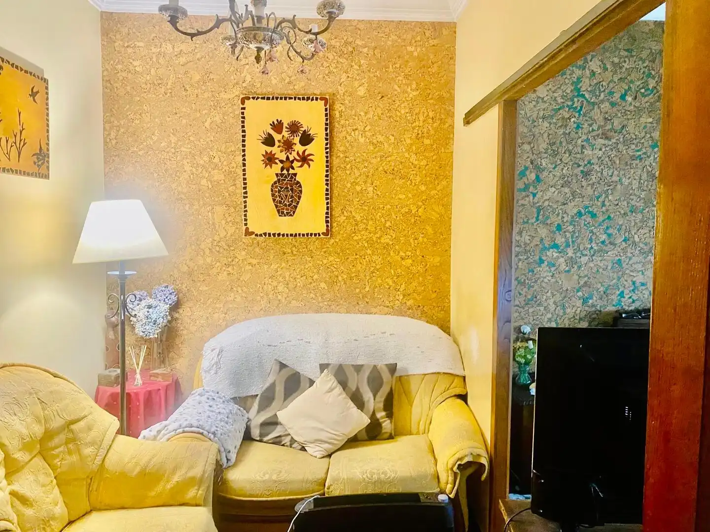 Living room of Houses for sale in Lugo  with Furnished