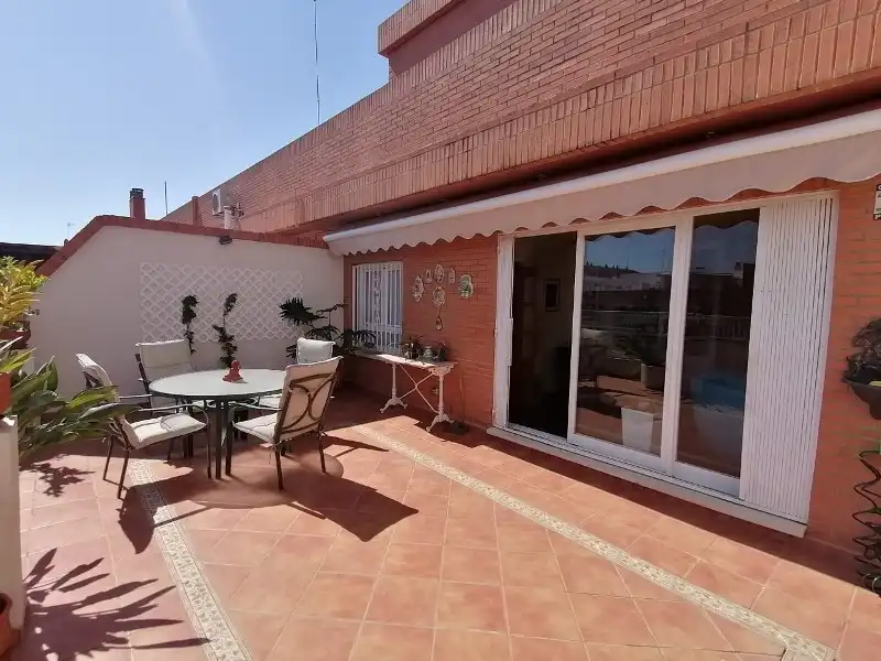 Terraza de Ático de alquiler en Valencia con Terraza y Amueblado