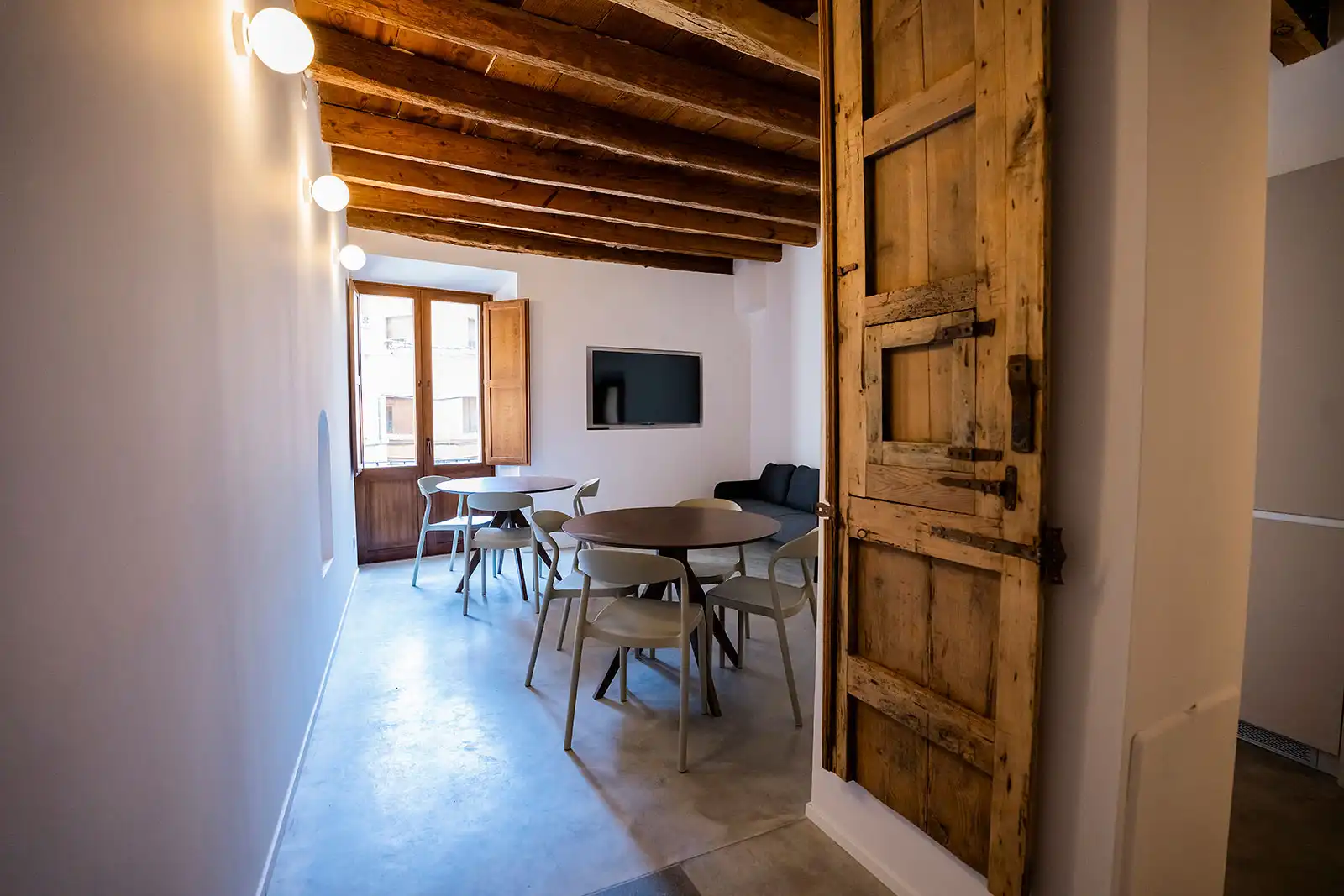 Comedor de Piso de alquiler en Vic con Calefacción, Amueblado y Microondas