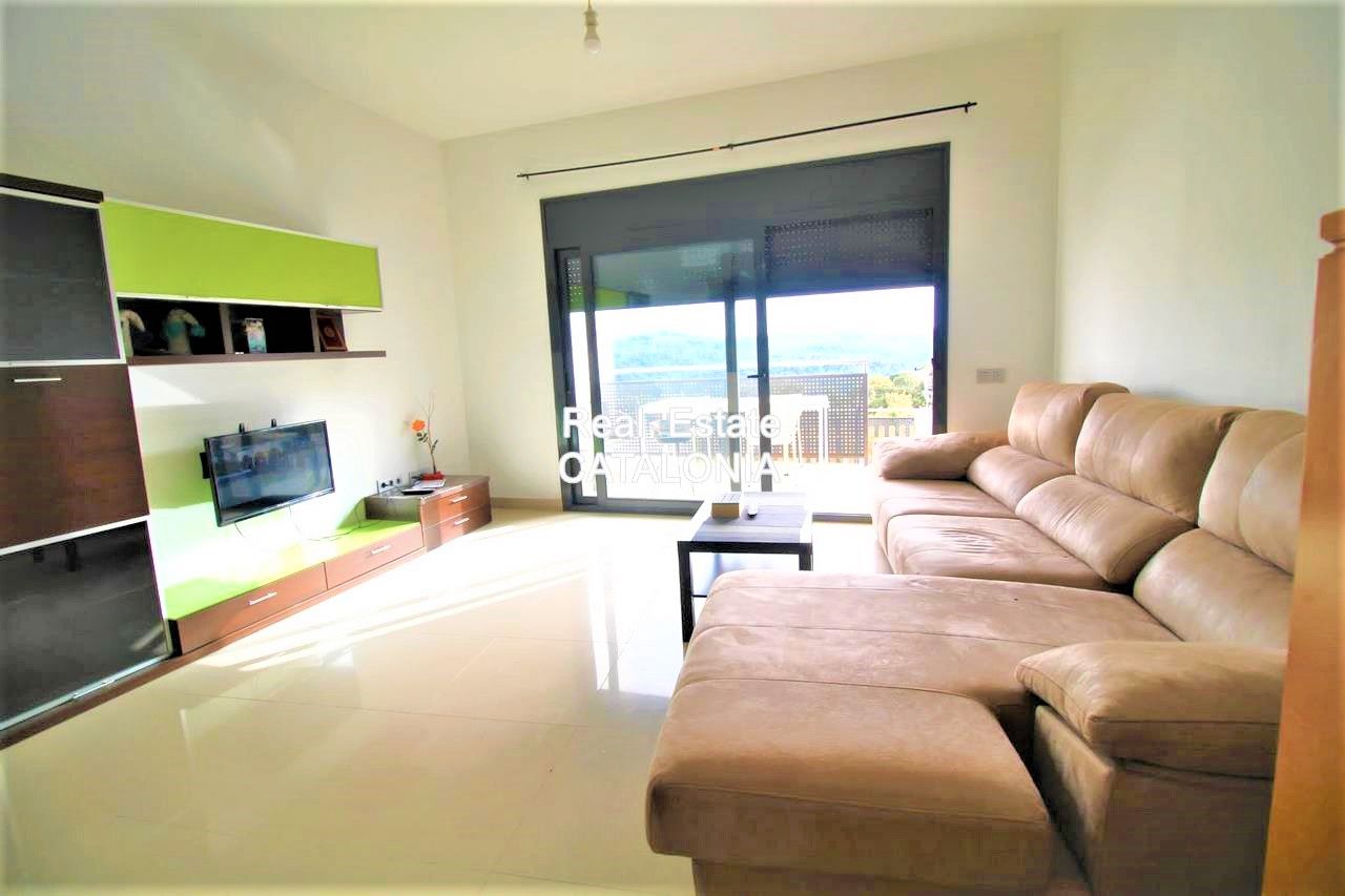 Sala d'estar de Casa adosada en venda en Lloret de Mar amb Calefacció, Jardí privat i Terrassa