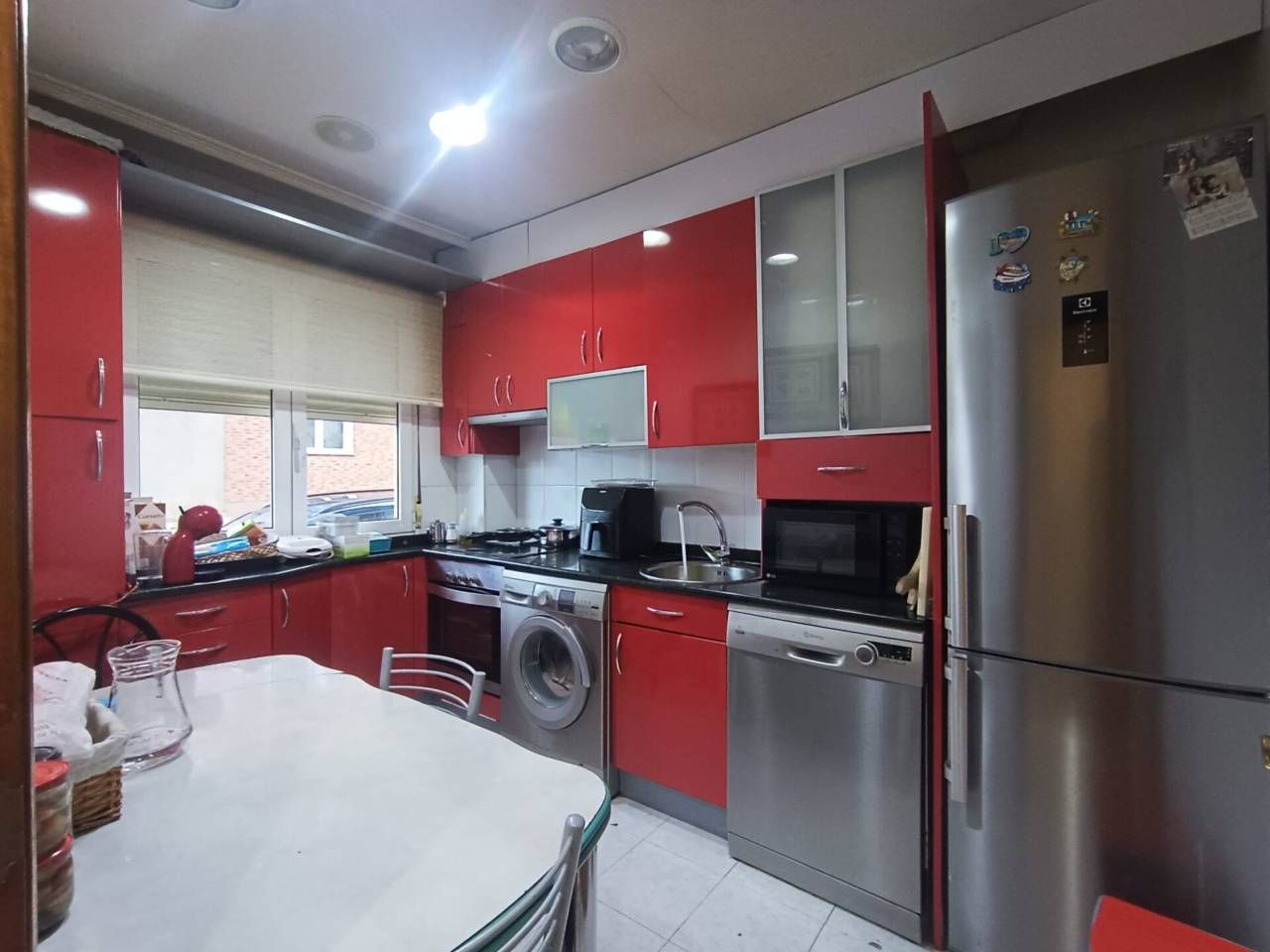 Kitchen of Single-family semi-detached for sale in Burgos Capital  with Heating, Private garden and Parquet flooring
