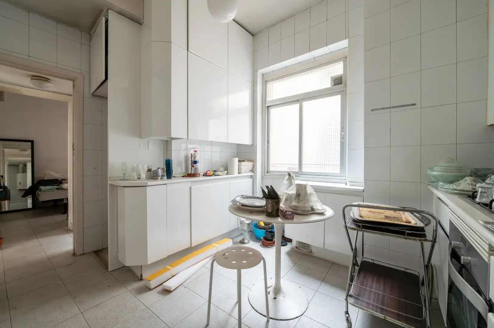 Kitchen of Flat for sale in Madrid  with Air Conditioner, Heating and Terrace