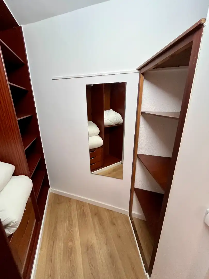 Schlafzimmer von Wohnung zur Miete in Valencia mit Klimaanlage, Heizung und Terrasse