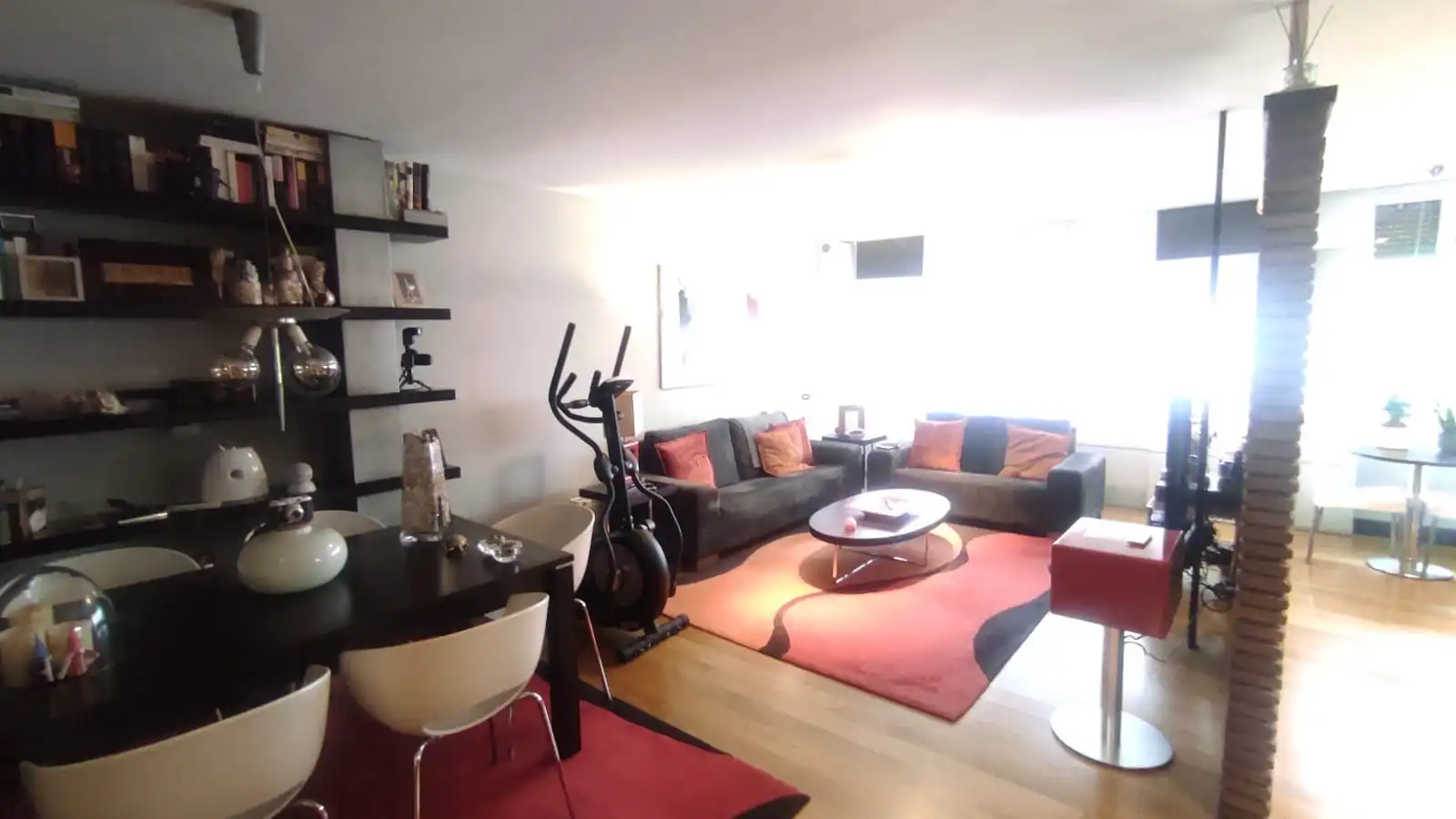 Sala de estar de Piso en venta en Eibar con Calefacción, Parquet y Amueblado
