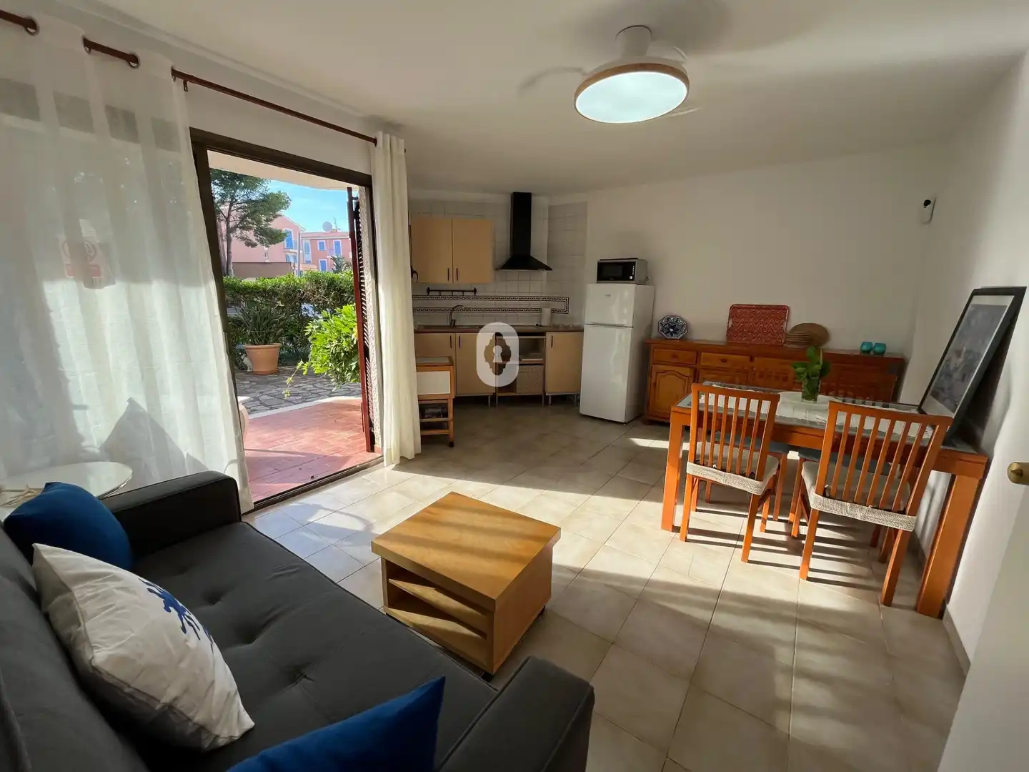 Jardín de Estudio de alquiler en Pollença con Jardín privado, Terraza y Amueblado
