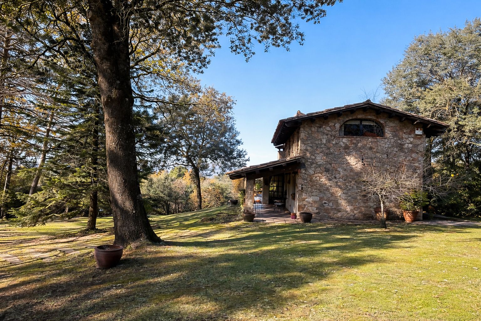 Exterior view of Country homes for sale in L'Esquirol  with Heating, Private garden and Terrace