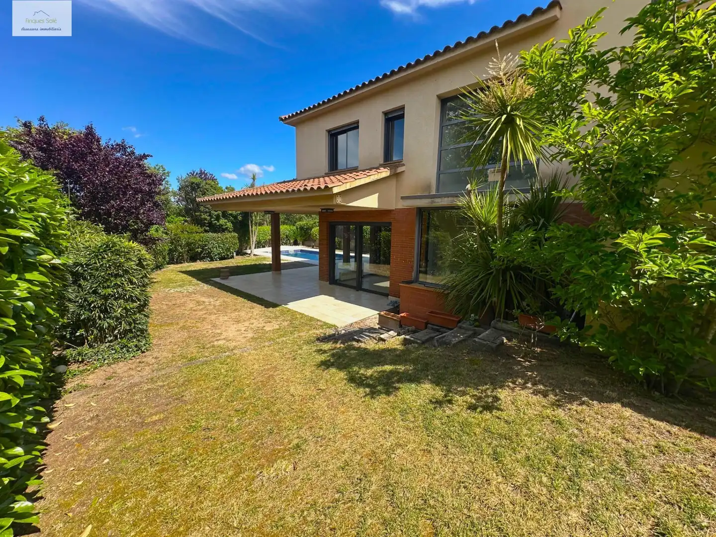 Garden of Houses for sale in La Roca del Vallès  with Air Conditioner, Heating and Private garden