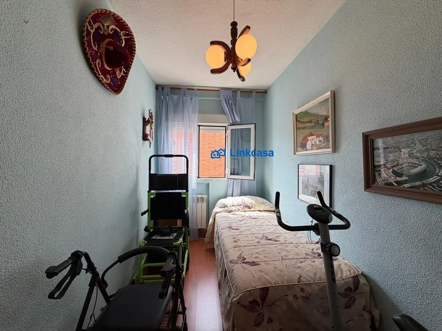Bedroom of Flat for sale in Madrid  with Heating, Private garden and Terrace