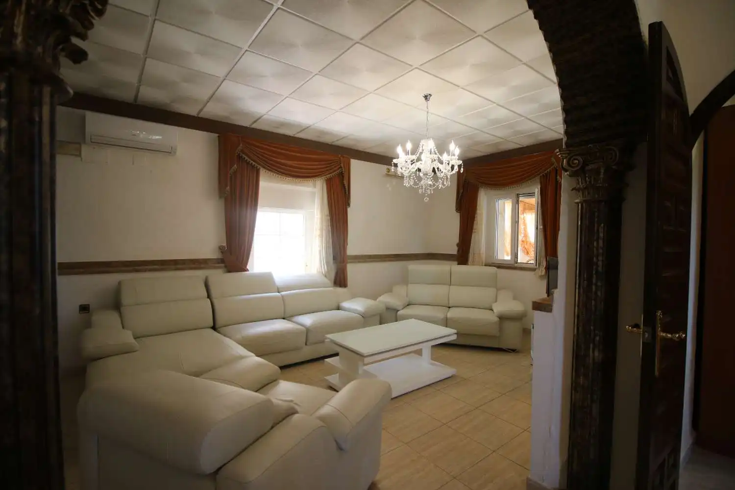 Sala de estar de Casa o chalet en venta en Cuevas del Almanzora con Aire acondicionado, Terraza y Piscina