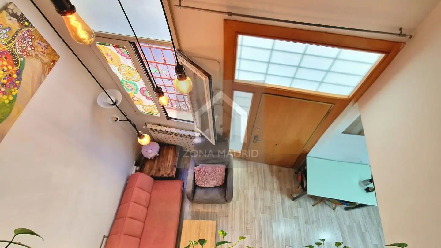 Sala de estar de Piso en venta en Madrid con Aire acondicionado, Terraza y Amueblado