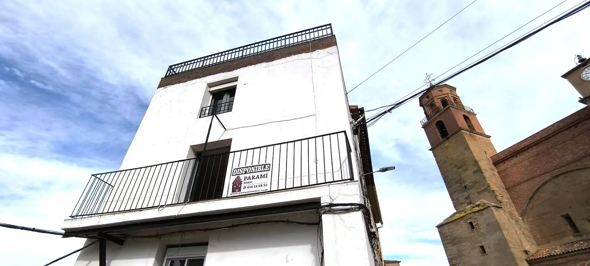 Vista exterior de Casa o chalet en venta en Ausejo con Terraza y Trastero