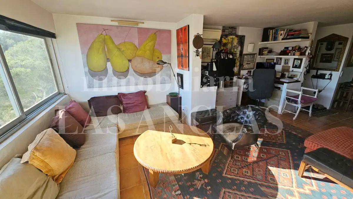 Sala de estar de Ático en venta en Santa Eulària des Riu con Aire acondicionado y Piscina comunitaria
