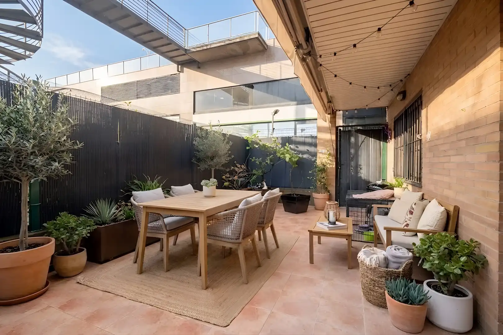 Terrace of Flat for sale in Sant Cugat del Vallès  with Air Conditioner, Heating and Parquet flooring