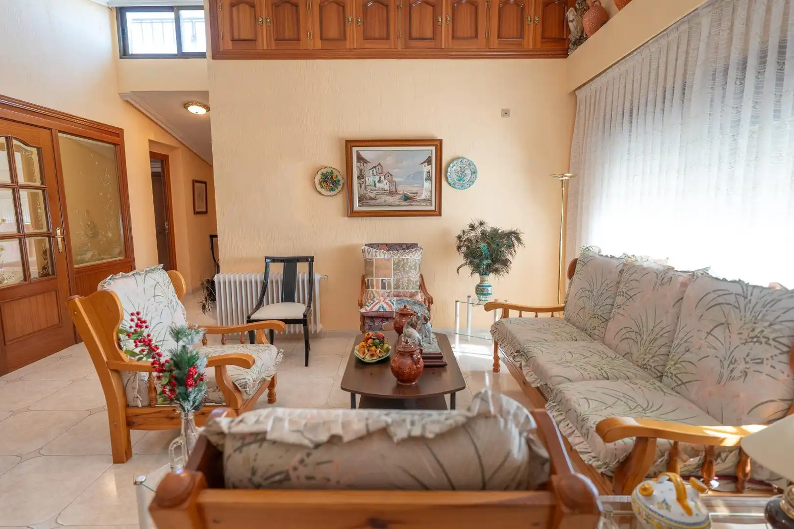 Sala d'estar de Finca rústica en venda en Carranque amb Aire condicionat, Calefacció i Jardí privat