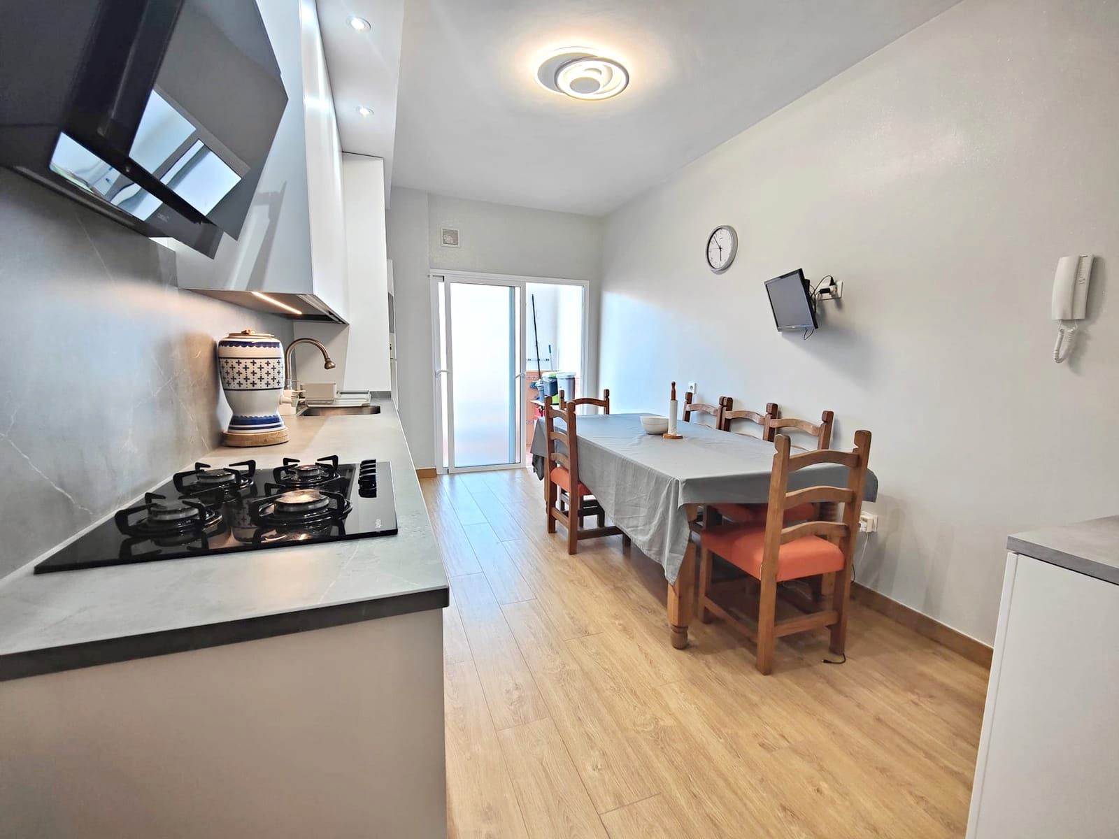 Kitchen of Flat for sale in Güímar  with Air Conditioner, Terrace and Furnished