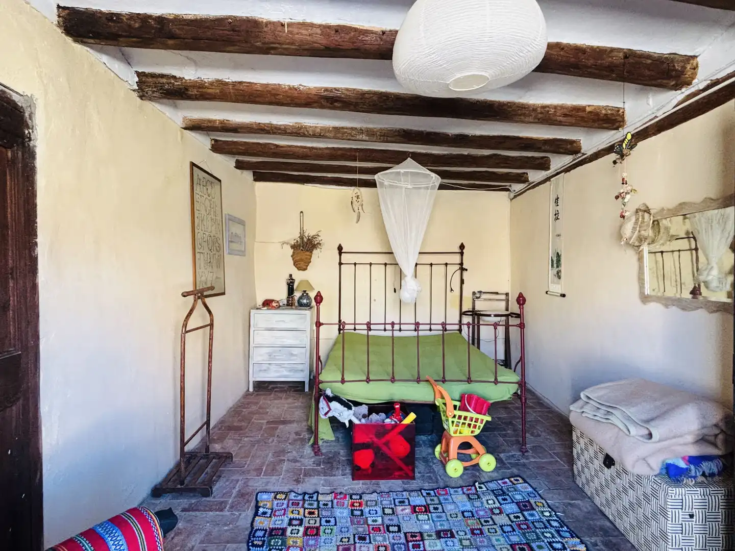 Dormitori de Casa adosada en venda en Torrefeta i Florejacs amb Calefacció i Terrassa