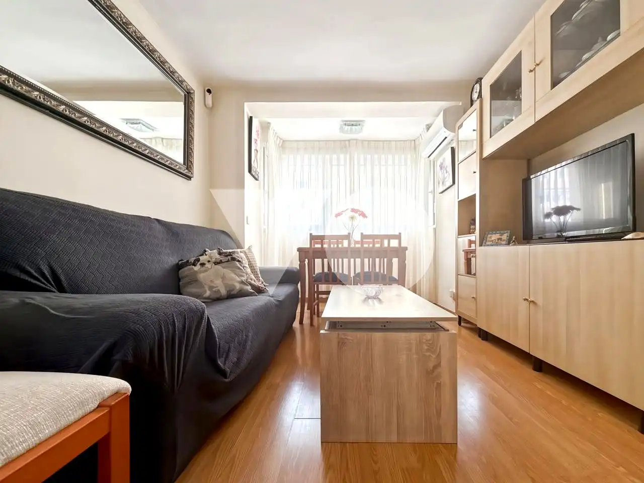 Wohnzimmer von Wohnung zum Verkauf in Madrid mit Klimaanlage und Heizung