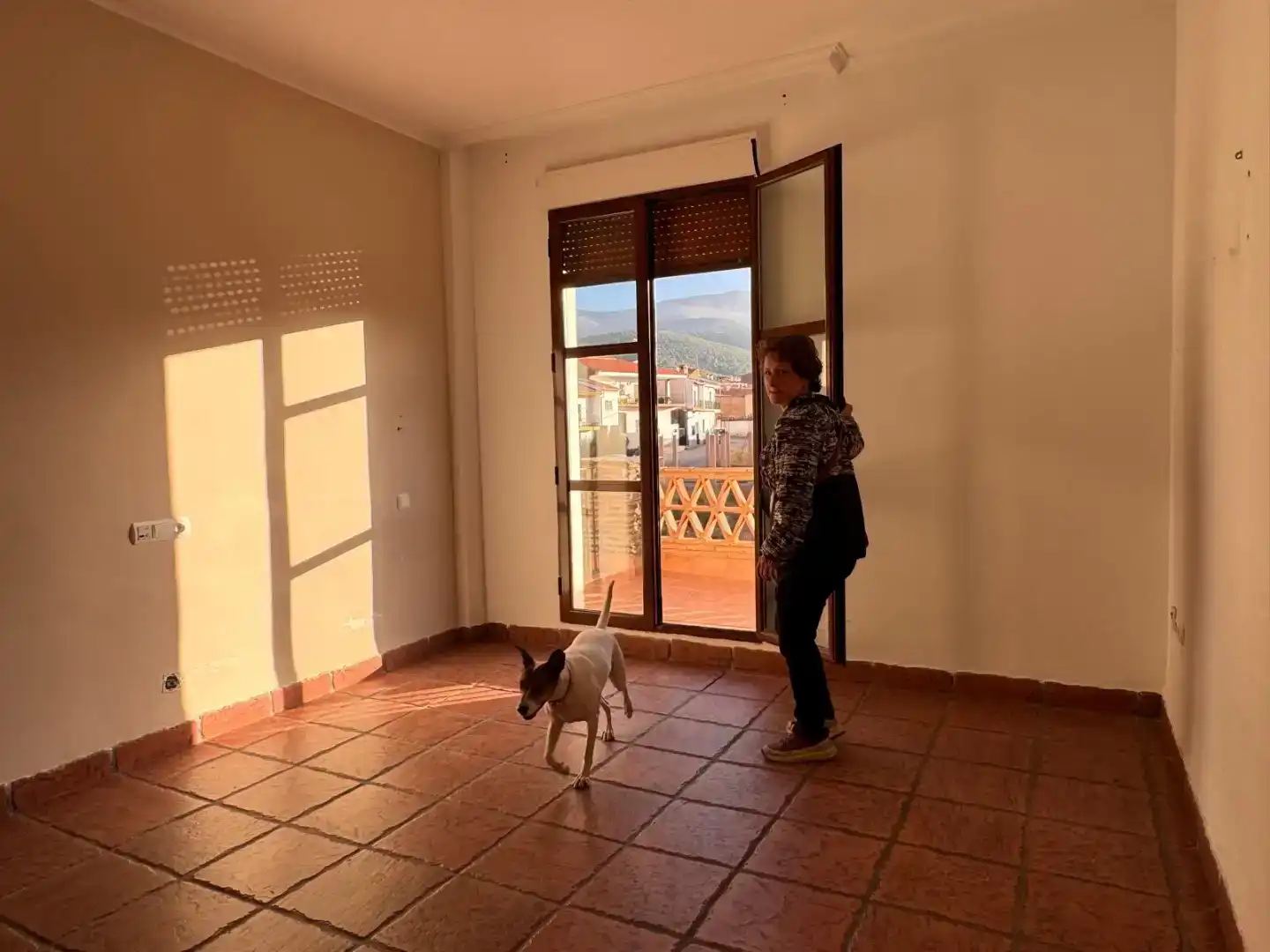 Vista exterior de Pis en venda en Jérez del Marquesado amb Aire condicionat, Jardí privat i Parquet