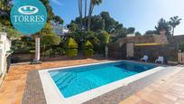 Swimming pool of House or chalet for sale in Málaga Capital  with Air Conditioner, Heating and Private garden